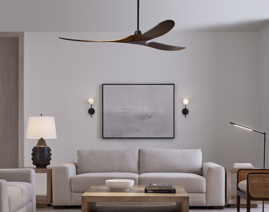 Ceiling Fan with couch