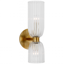 Visual Comfort and Co. Signature Collection ARN 2500HAB-CG - Asalea 16" Double Bath Sconce