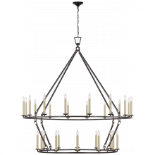 Visual Comfort and Co. Signature Collection CHC 5277AI - Darlana Oversized Two Tier Chandelier