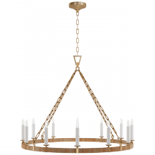 Visual Comfort and Co. Signature Collection CHC 5873AB/NRT - Darlana Large Wrapped Ring Chandelier