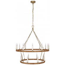 Visual Comfort and Co. Signature Collection CHC 5880AB/NRT - Darlana Large Two Tier Chandelier