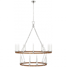 Visual Comfort and Co. Signature Collection CHC 5882PN/NRT - Darlana Extra Large Two Tier Chandelier