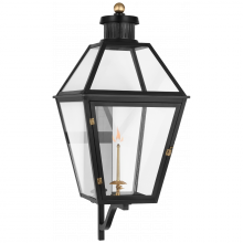 Visual Comfort and Co. Signature Collection CHO 2457BLK-CG - Stratford XL Bracketed Gas Wall Lantern