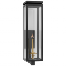 Visual Comfort and Co. Signature Collection CHO 2561BLK-CG - Fresno Large Bracketed Gas Wall Lantern