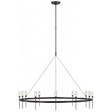 Visual Comfort and Co. Signature Collection PB 5032BZ-CG - Overture Grande Ring Chandelier