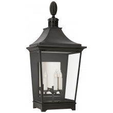 Visual Comfort and Co. Signature Collection RC 2029FR-CG - Rosedale Classic Large 3/4 Wall Lantern