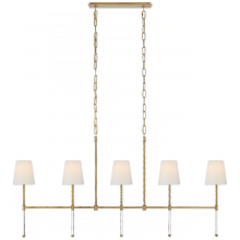 Visual Comfort and Co. Signature Collection SK 5055HAB-L - Camille Medium Linear Chandelier
