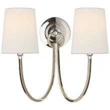 Visual Comfort and Co. Signature Collection TOB 2126PN-L - Reed Double Sconce