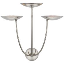 Visual Comfort and Co. Signature Collection TOB 2785PN - Keira Large Triple Sconce