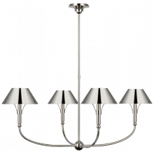 Visual Comfort and Co. Signature Collection TOB 5725PN-PN - Turlington Arched Chandelier