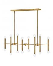 Lark by Hinkley 83196LCB - Large Sixteen Light Linear Chandelier