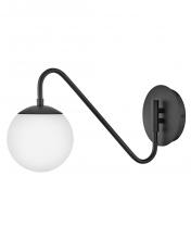 Lark by Hinkley 83480BK - Small Single Light Sconce