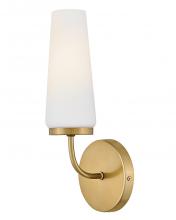 Lark by Hinkley 83620GO - Medium Single Light Sconce