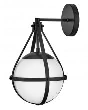 Lark by Hinkley 83670BK - Small Single Light Sconce