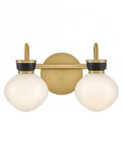 Lark by Hinkley 85592LCB-BK - Small Two Light Vanity