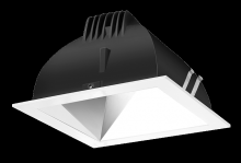 RAB Lighting NDLED6SD-80N-S-W - RECESSED DOWNLIGHTS 20 LUMENS NDLED6SD 6 INCH SQUARE UNIVERSAL DIMMING 80 DEGREE BEAM SPREAD 4000K