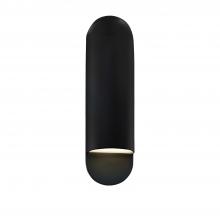 Justice Design Group CER-5630W-CRB - Large ADA Capsule Outdoor Wall Sconce