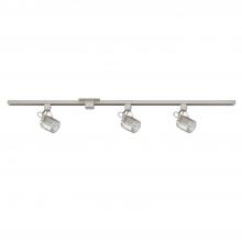 Kendal TKLED-45-SN - 3 cylinder integrated LED Satin Nickel Track Lighting Kit