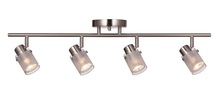  W-954 BN - Nicholas 4-Light Shaded Modern Track Ceiling Light Kit