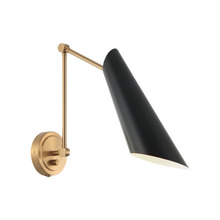 Matteo Lighting S08021AGBK - Butera Wall Sconce