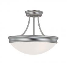 Capital Lighting 2037MN - 3 Light Semi-Flush