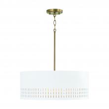 Capital Lighting 350233AW - 3 Light Pendant