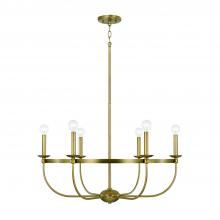 Capital Lighting 425161AD - 6 Light Chandelier