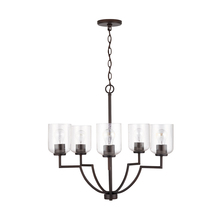 Capital Lighting 439351BZ-500 - 5 Light Chandelier