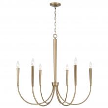 Capital Lighting 445961AD - 6 Light Chandelier