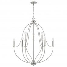 Capital Lighting 447091BN - 9 Light Chandelier