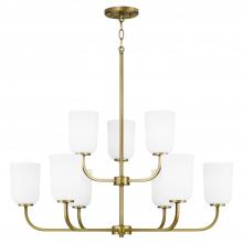 Capital Lighting 448891AD-542 - 9 Light Chandelier