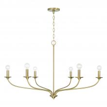 Capital Lighting 449961MA - 6 Light Chandelier