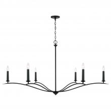 Capital Lighting 450661BI - 6 Light Chandelier