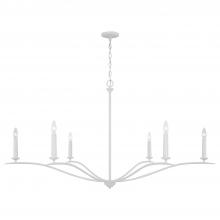 Capital Lighting 450661XW - 6 Light Chandelier