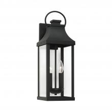 Capital Lighting 946421BK - 2 Light Outdoor Wall Lantern