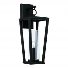 Capital Lighting 948112BK - 1 Light Outdoor Wall Lantern