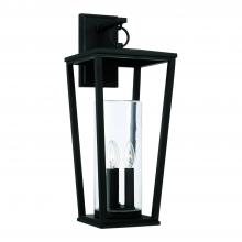 Capital Lighting 948131BK - 3 Light Outdoor Wall Lantern