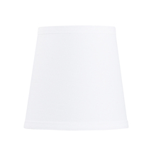 Capital Lighting SH674 - White Fabric Stay Straight Shade