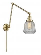  238-AB-G142 - Chatham - 1 Light - 8 inch - Antique Brass - Swing Arm