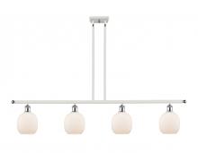  516-4I-WPC-G101-LED - Belfast - 4 Light - 48 inch - White Polished Chrome - Cord hung - Island Light