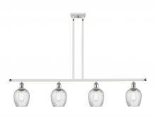  516-4I-WPC-G292-LED - Salina - 4 Light - 48 inch - White Polished Chrome - Cord hung - Island Light