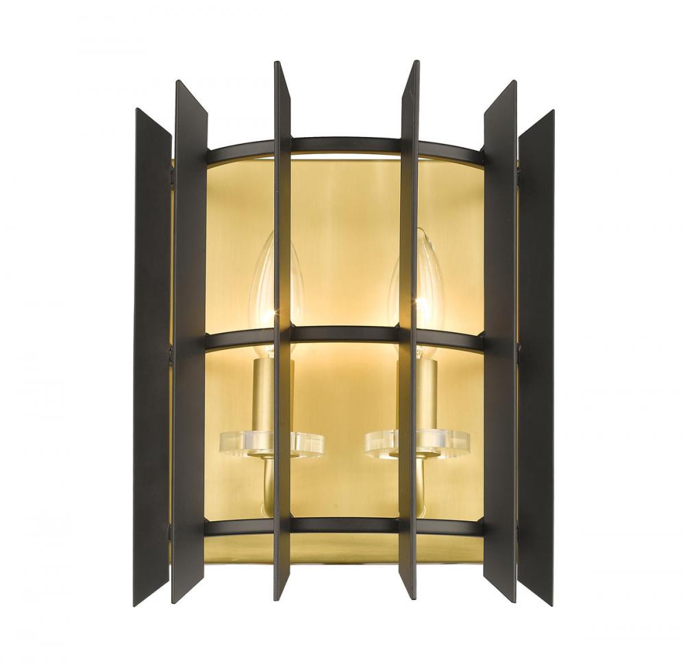 2 Light Wall Sconce