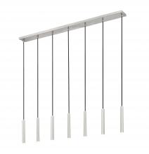  919MP12-7L-BN-LED - 7 Light Linear Chandelier