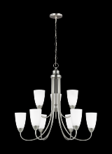 Generation Lighting Seagull 3120209-962 - Nine Light Chandelier