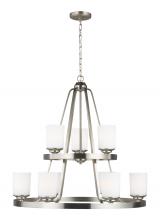 Generation Lighting Seagull 3130709-962 - Nine Light Chandelier