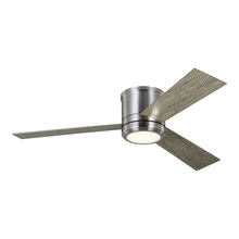 Generation Lighting Seagull 3CLMR56BSLGD-V1 - Clarity 56 LED - Brushed Steel w LGWO Blades