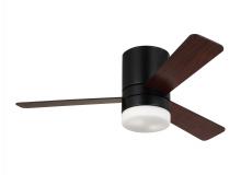 Generation Lighting Seagull 3ERHR44MBKD - Era 44 Inch Indoor/Outdoor LED Dimmable Hugger Ceiling Fan