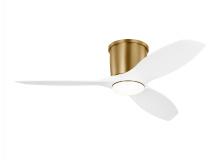 Generation Lighting Seagull 3TTHR44SBD - Titus 44 Inch Indoor/Outdoor Integrated LED Dimmable Hugger Ceiling Fan