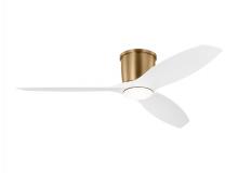 Generation Lighting Seagull 3TTHR52SBD - Titus 52 Inch Indoor/Outdoor Integrated LED Dimmable Hugger Ceiling Fan