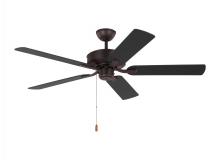 Generation Lighting Seagull 5LD52BZ - Linden 52'' traditional indoor bronze ceiling fan with reversible motor